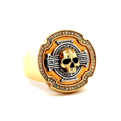 Ring Desparus ET Mortris & CZ 11 5.5mm 10K