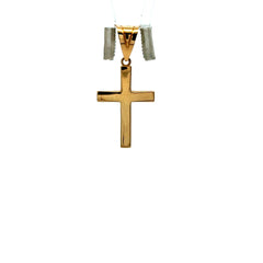 Golden Bull Fancy Pendant Cross 26.5 14K
