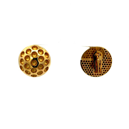 Earrings Omega Lock 19 19mm 14K