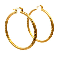 Earrings Fancy Hoops 46 3mm 10K