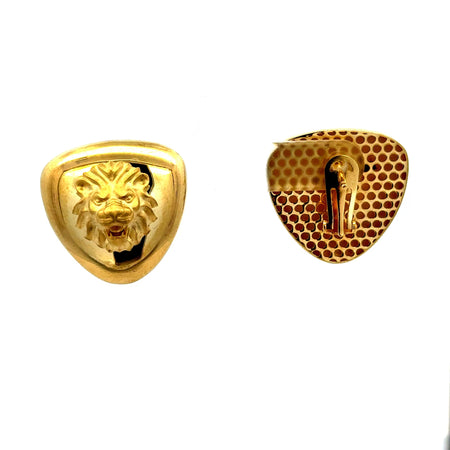 Earrings Omega Lock 23 23mm 10K