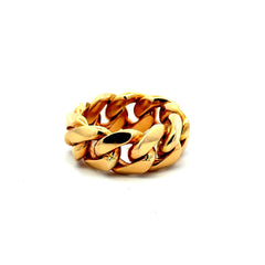 Ring Cuban Link 9 11mm 14K