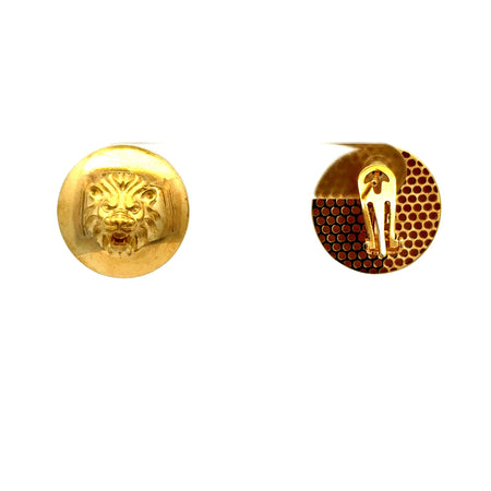 Earrings Omega Lock 19 19mm 14K