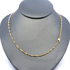 Chain Twisted Herringbone 1.5mm 18" 10K