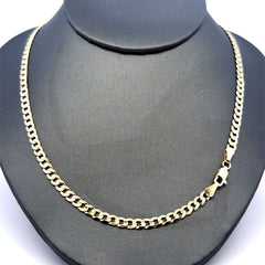 Chain Curb Link 4mm 24" 10K