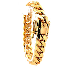 Bracelet Cuban Link 13mm 8" 10K