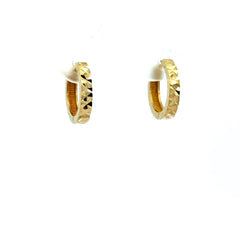 Earrings Stylish Hoops 12 2mm 10K