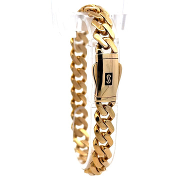 Bracelet Monaco 9mm 8" 10K
