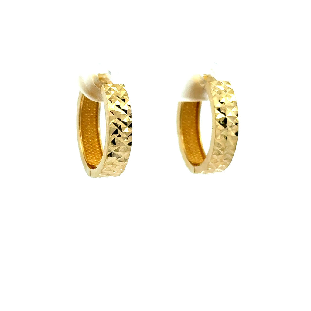 Earrings Fancy Hoops 16 3.5mm 10K