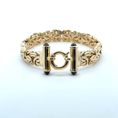 Bracelet Byzantine 10.5mm 7" 10K