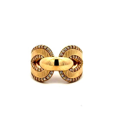 Ring Women's Symmetry & CZ 6 3.5mm 10K