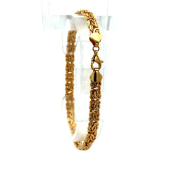 Bracelet Byzantine 5mm 7" 10K