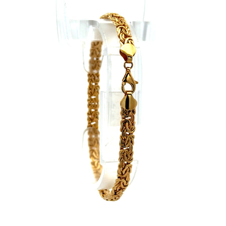 Bracelet Byzantine 5mm 7" 10K