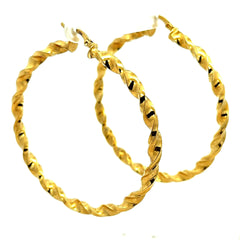 Earrings Fancy Hoops 61.5 4.5mm 10K