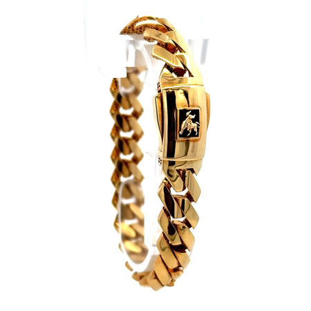 Bracelet Bull 11mm 7.5" 10K