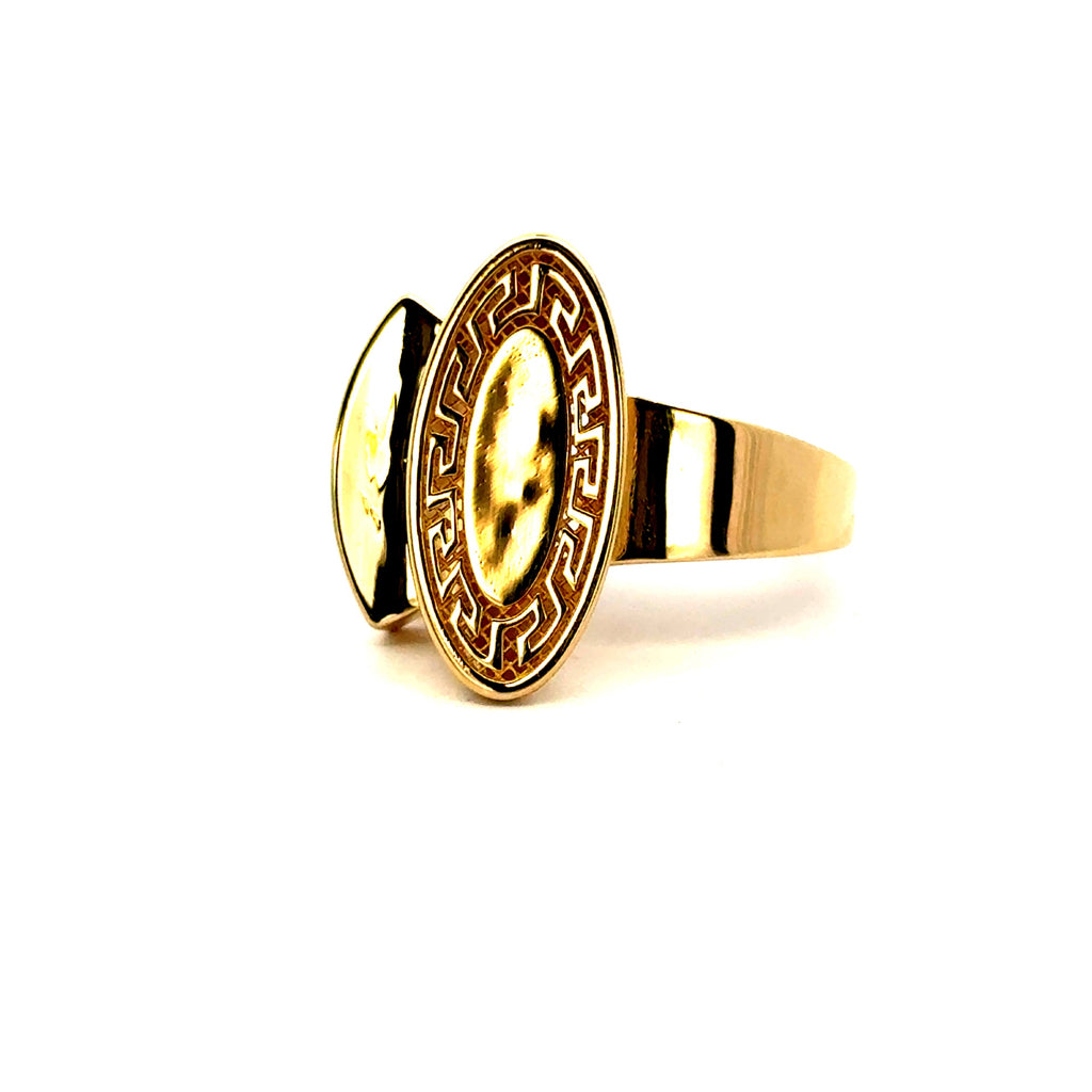 Ring Women's Bold Oversized 8 2.5mm 10K