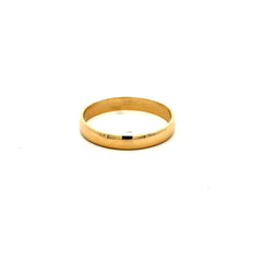 Ring Men’s Plain Wedding Band 11 3.5mm 10K