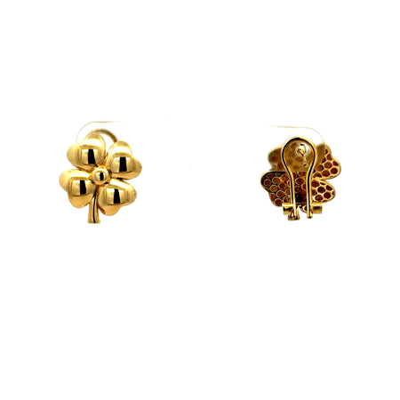 Earrings Omega Lock 16 14mm 10K