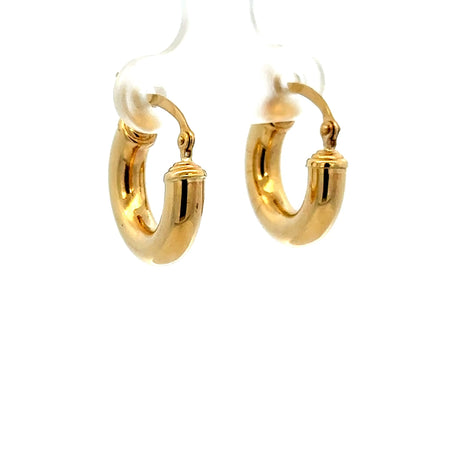 Earrings Fancy Hoops 17.5 4mm 10K