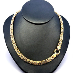Necklaces Byzantine 6.5mm 17.5" 14K