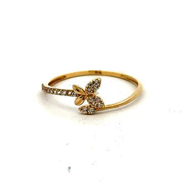 Ring Women's with CZ 7 1mm 10K
