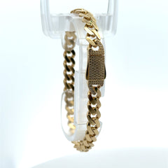 Bracelet Monaco 7mm 7.5" 10K