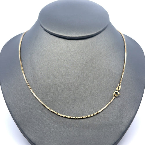 Chain Box Link 1mm 22" 10K