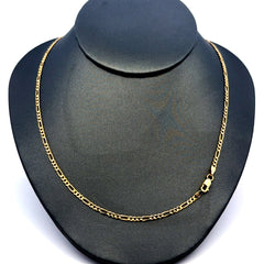Chain Figaro 2.5mm 18" 10K