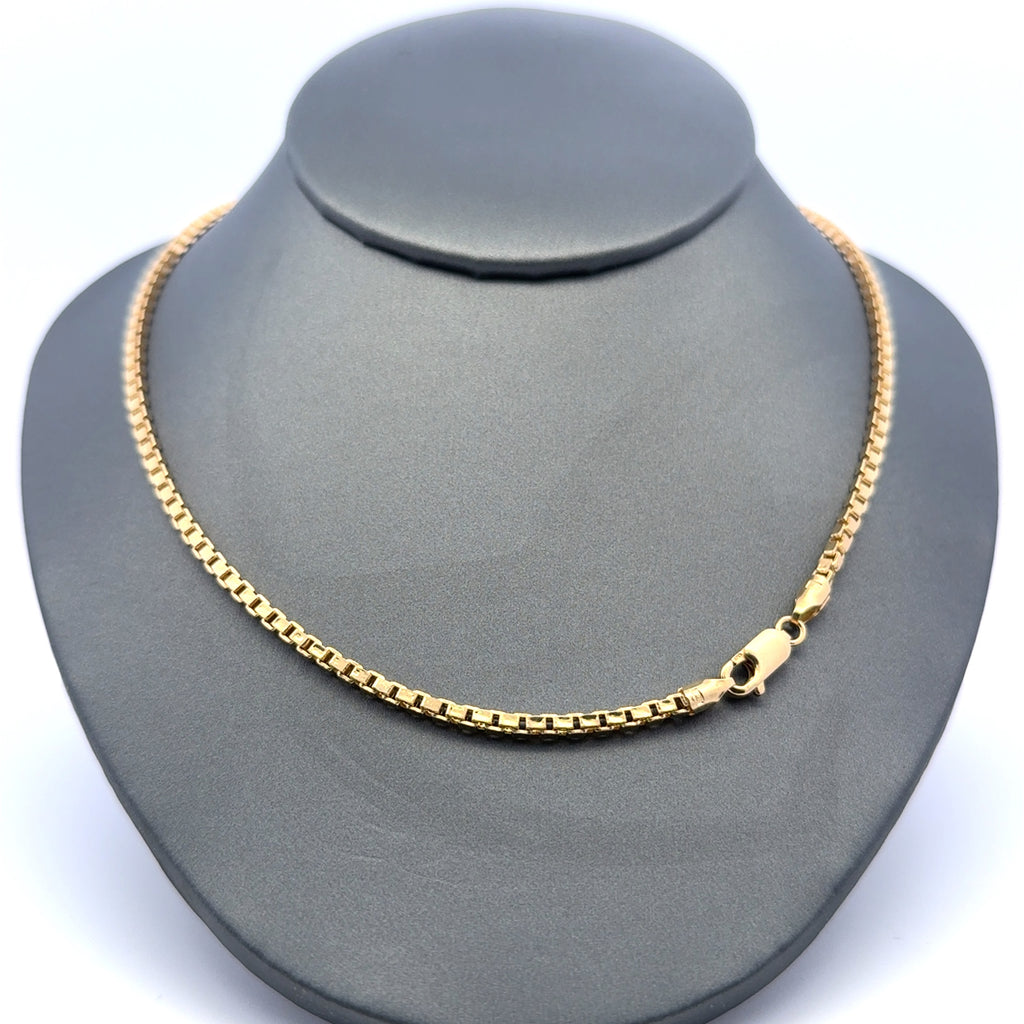 Chain Box Link 2.5mm 18" 10K
