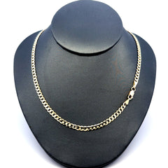 Chain Curb Link 4mm 20" 10K