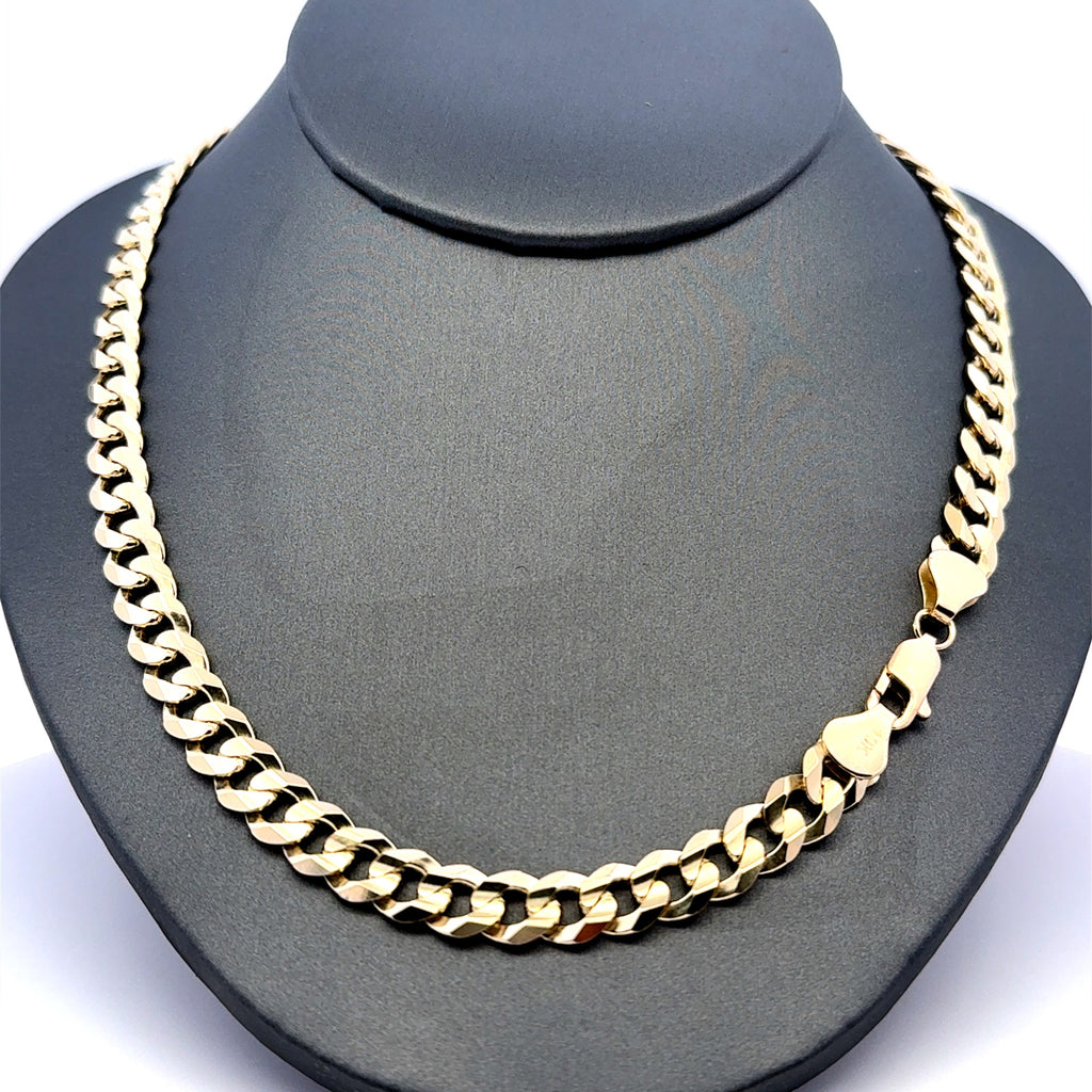 Chain Curb Link 7.5mm 22" 10K