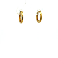 Earrings Huggie 11.5 1.5mm 10K