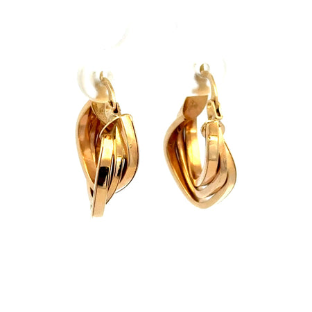 Earrings Fancy Hoops 22 5.5mm 10K