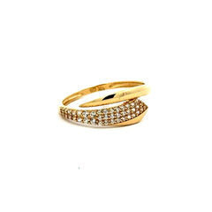 Ring Women's with CZ 7 1.5mm 10K