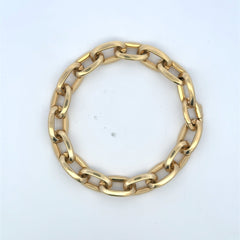 Bracelet Oval Link 10.5mm 7" 10K