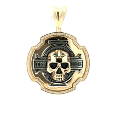 Pendant Desparus ET Mortris & CZ 55.5 10K