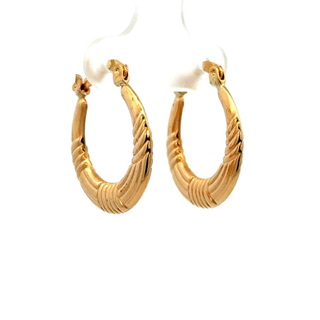 Earrings Fancy Hoops 22 2.5mm 10K