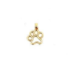 Pendant Openwork Paw Print 20.5 14K