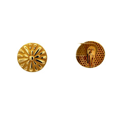 Earrings Omega Lock 18.5 18.5mm 10K
