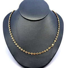 Chain Solid Mariner 3.5mm 22" 14K