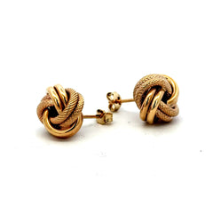 Earrings Knot 13.5 13.5mm 10K