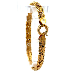 Bracelet Byzantine 7.5mm 8" 14K