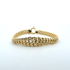 Bracelet Princess Cut 14.5mm 7" 10K