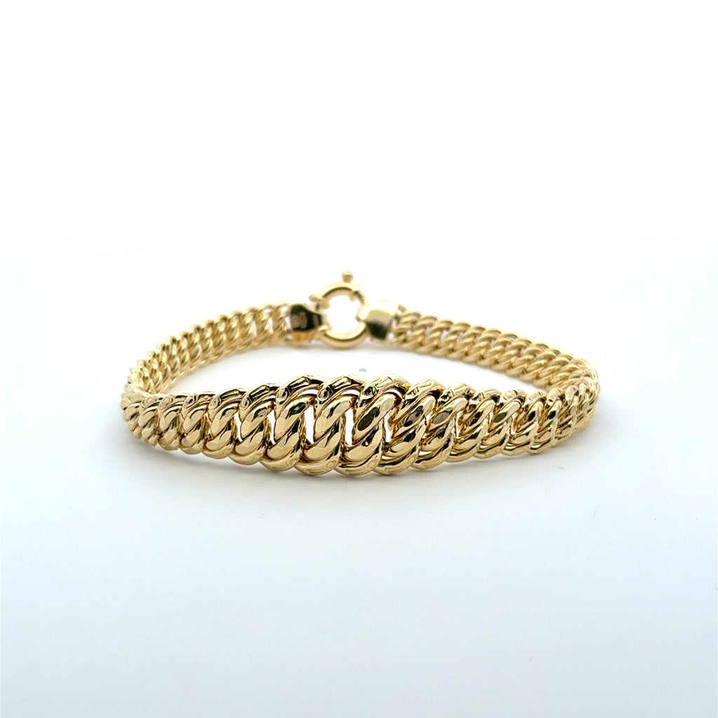 Bracelet Princess Cut 14.5mm 7.5" 10K
