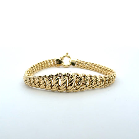 Bracelet Princess Cut 14.5mm 7.5" 10K
