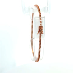 Bracelet Tennis without Stones Rose Gold 2mm 7" 10K