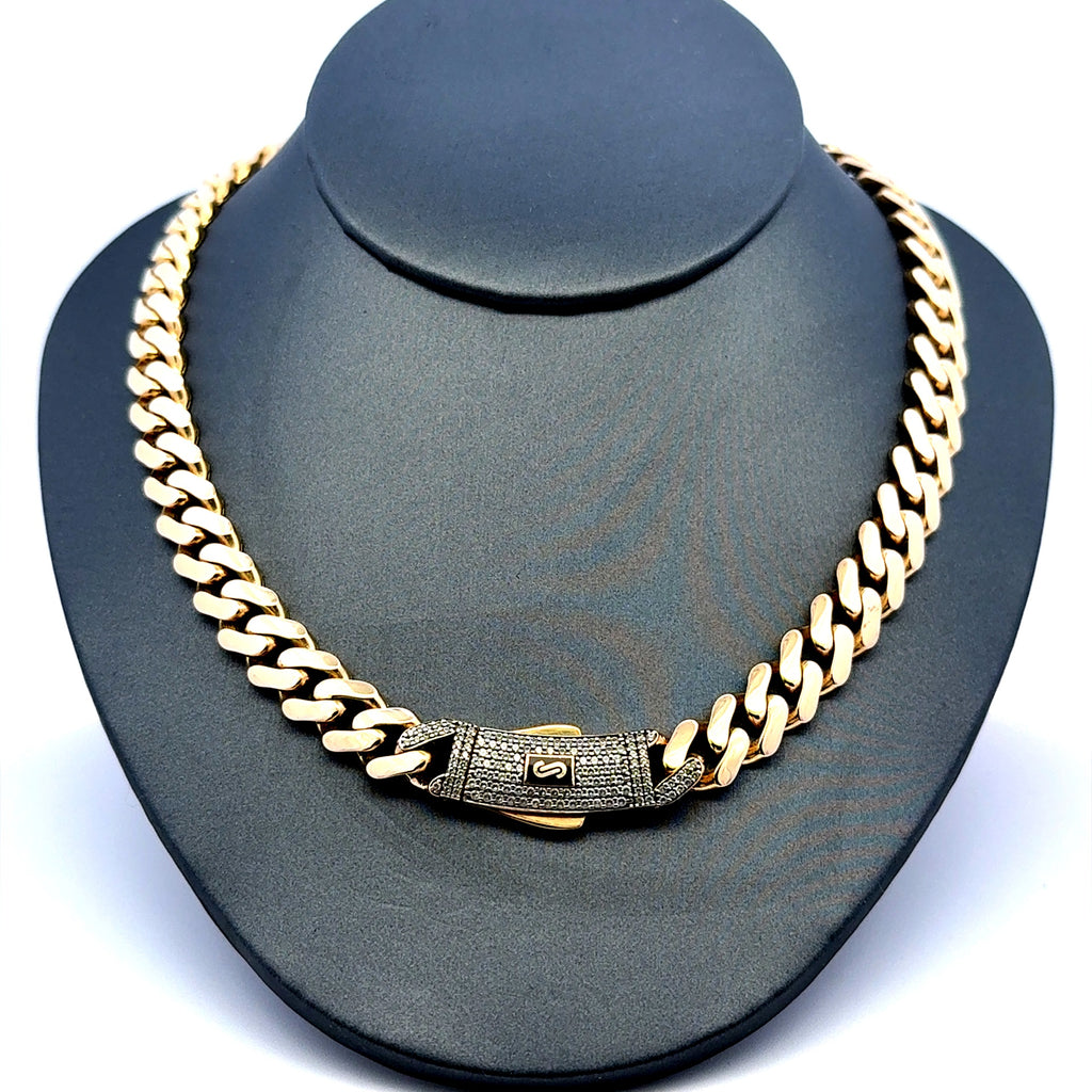 Chain Monaco 9.5mm 20" 14K