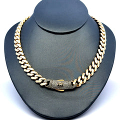 Chain Monaco 9.5mm 20" 14K