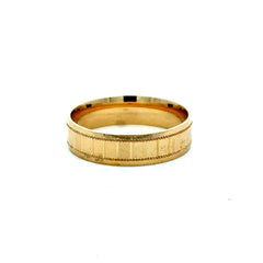 Ring Men’s Wedding Band 11.5 6mm 10K