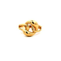 Ring Women's Bold Oversized 10 2.5mm 10K